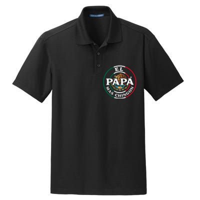 Papa Mas Chingon Mexico Dry Zone Grid Polo