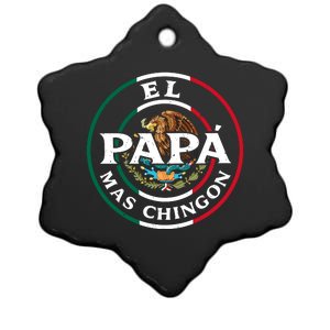 Papa Mas Chingon Mexico Ceramic Star Ornament