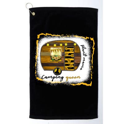 Plant Mama Camping Queen Mother's Day Gift Golf Towel