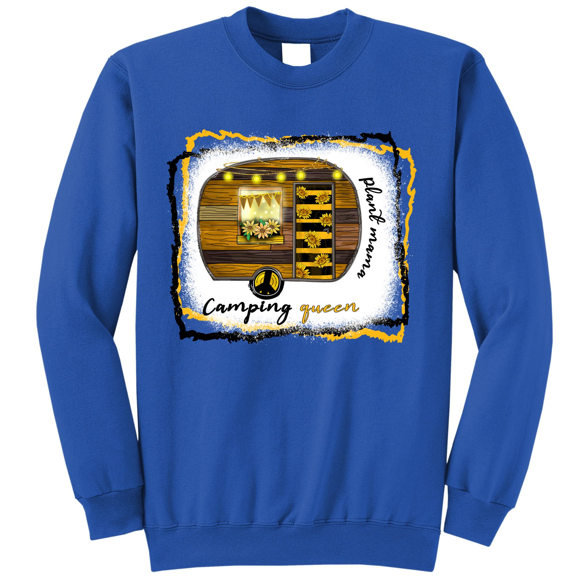 Plant Mama Camping Queen Mother's Day Gift Sweatshirt