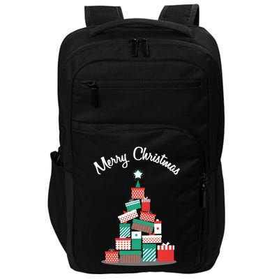 Present Merry Christmas Tree Impact Tech Backpack