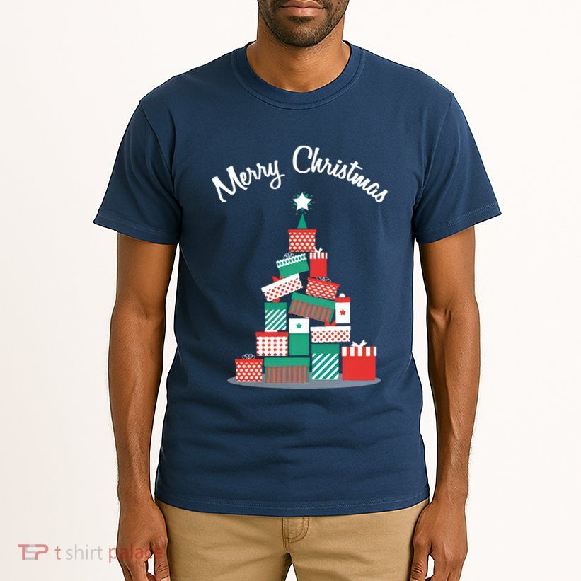 Present Merry Christmas Tree Tall T-Shirt