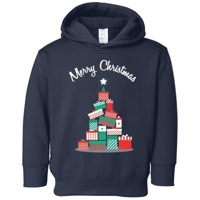 Present Merry Christmas Tree Toddler Hoodie