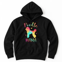 Poodle Mama Colorful Poodle Gifts Dog Mom Hoodie