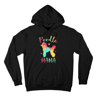 Poodle Mama Colorful Poodle Gifts Dog Mom Hoodie