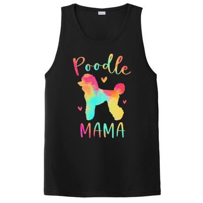 Poodle Mama Colorful Poodle Gifts Dog Mom PosiCharge Competitor Tank