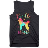 Poodle Mama Colorful Poodle Gifts Dog Mom Tank Top