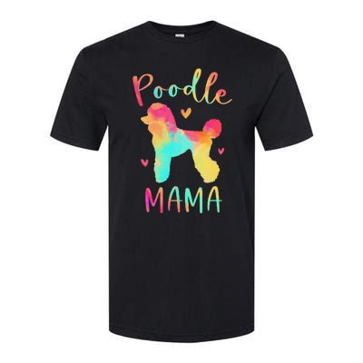 Poodle Mama Colorful Poodle Gifts Dog Mom Softstyle CVC T-Shirt