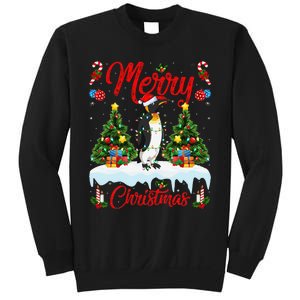 Penguin Merry Christmas Tree Lighting Emperor Penguin Xmas Sweatshirt