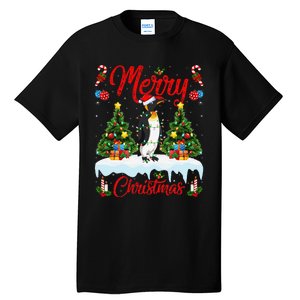 Penguin Merry Christmas Tree Lighting Emperor Penguin Xmas Tall T-Shirt