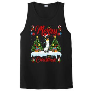 Penguin Merry Christmas Tree Lighting Emperor Penguin Xmas PosiCharge Competitor Tank