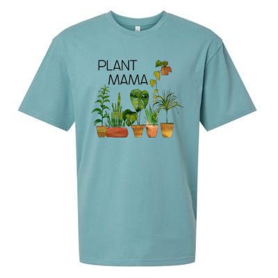 Plant Mama Crazy Plant Lady Monstera Mom Sueded Cloud Jersey T-Shirt