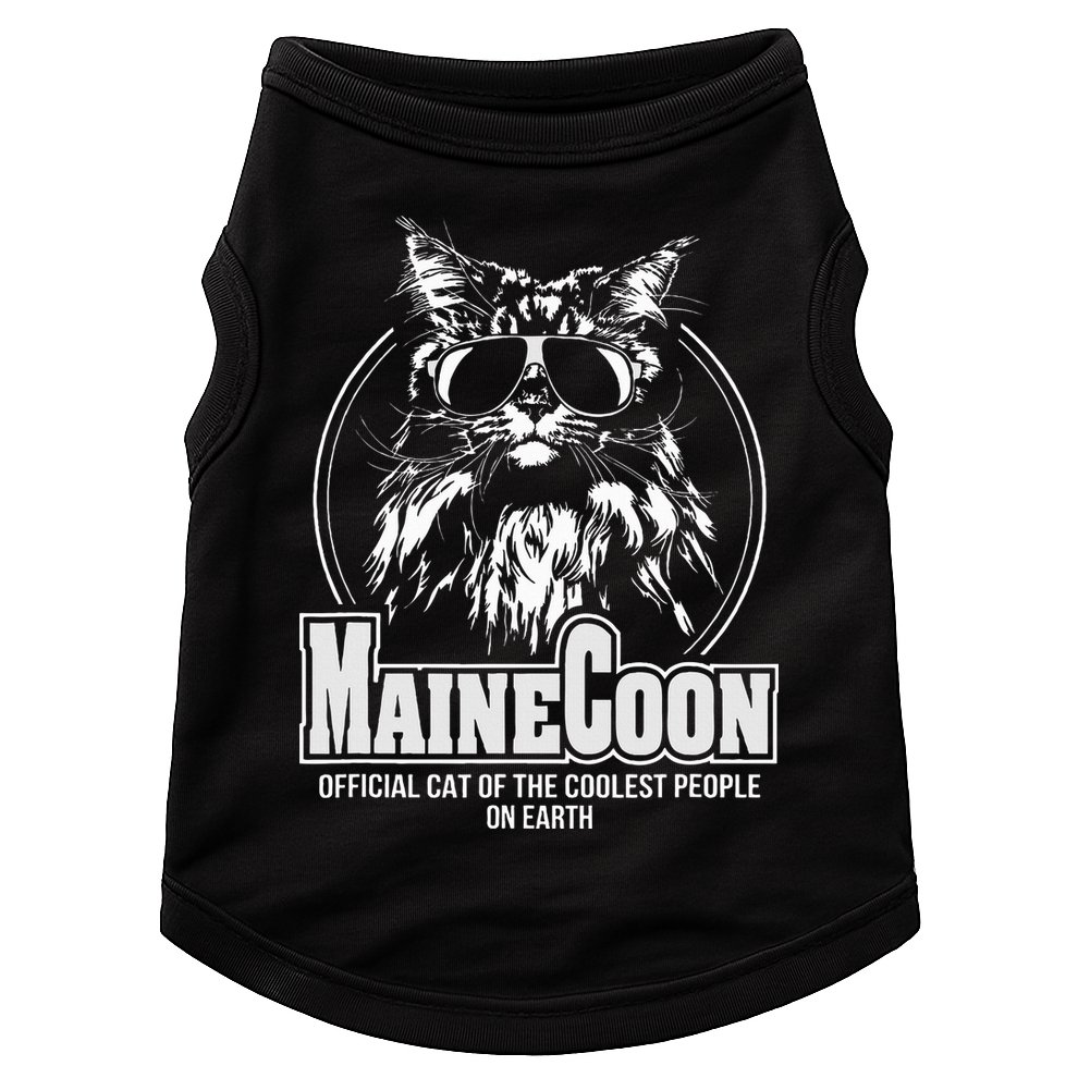 Proud Maine Coon Cool Cat Doggie Tank
