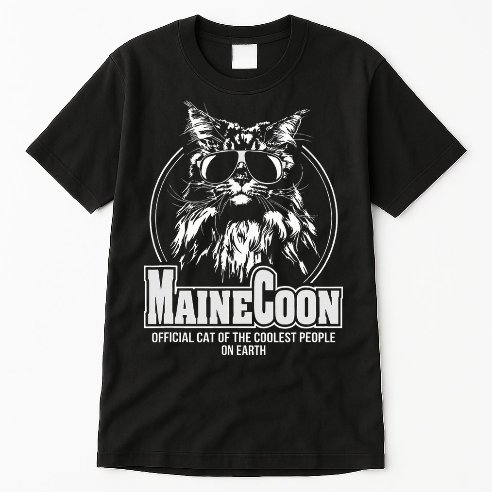 Proud Maine Coon Cool Cat Tall T-Shirt