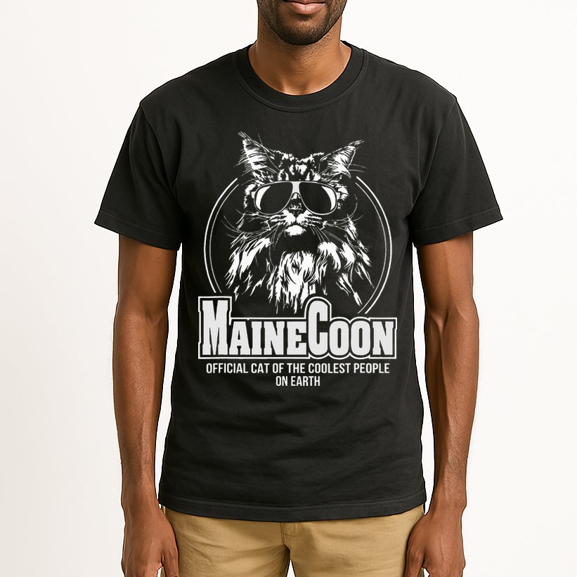 Proud Maine Coon Cool Cat Tall T-Shirt