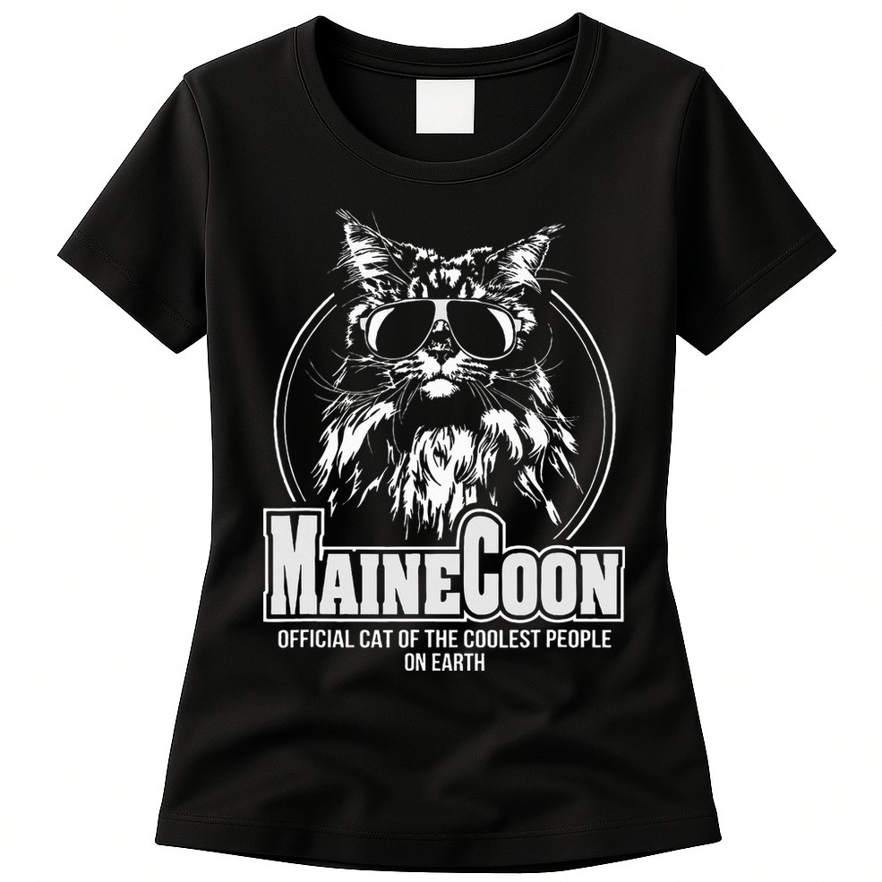 Proud Maine Coon Cool Cat Womens T-Shirt