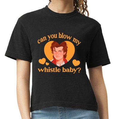 Peeta Mellark Can You Blow My Whistle Baby Josh Meme Josh Can You Comfort Colors Boxy T-Shirt