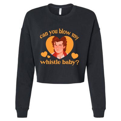 Peeta Mellark Can You Blow My Whistle Baby Josh Meme Josh Can You Cropped Pullover Crew