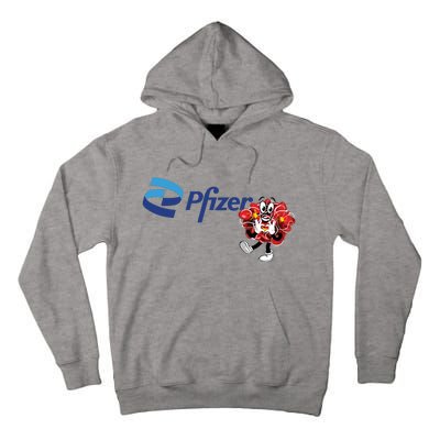 Pfizer Mascot Clotty Tall Hoodie