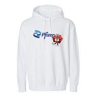 Pfizer Mascot Clotty Garment-Dyed Fleece Hoodie