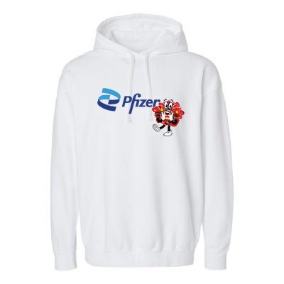 Pfizer Mascot Clotty Garment-Dyed Fleece Hoodie