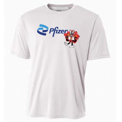 Pfizer Mascot Clotty Cooling Performance Crew T-Shirt