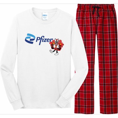 Pfizer Mascot Clotty Long Sleeve Pajama Set