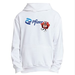 Pfizer Mascot Clotty Urban Pullover Hoodie