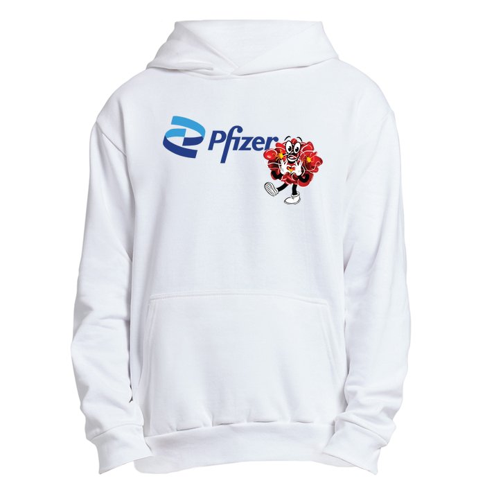 Pfizer Mascot Clotty Urban Pullover Hoodie