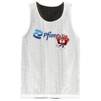 Pfizer Mascot Clotty Mesh Reversible Basketball Jersey Tank