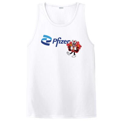 Pfizer Mascot Clotty PosiCharge Competitor Tank