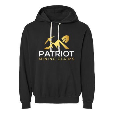 Patriot Mining Claims Garment-Dyed Fleece Hoodie