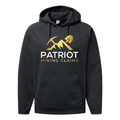 Patriot Mining Claims Performance Fleece Hoodie