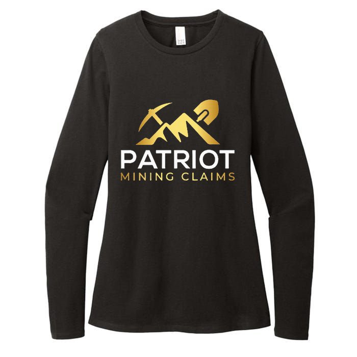 Patriot Mining Claims Womens CVC Long Sleeve Shirt