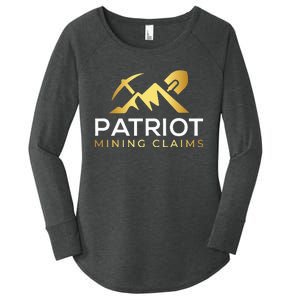 Patriot Mining Claims Women's Perfect Tri Tunic Long Sleeve Shirt