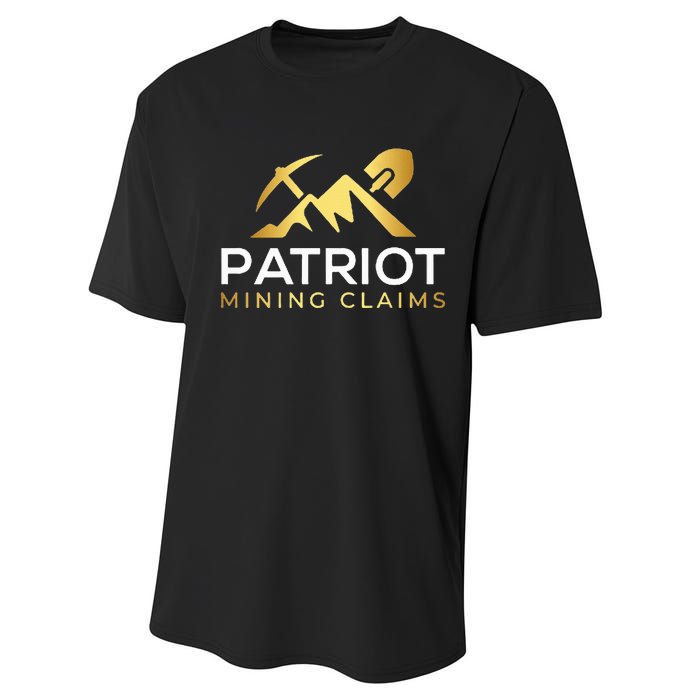 Patriot Mining Claims Performance Sprint T-Shirt