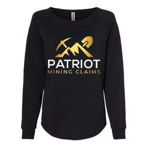 Patriot Mining Claims Womens California Wash Sweatshirt