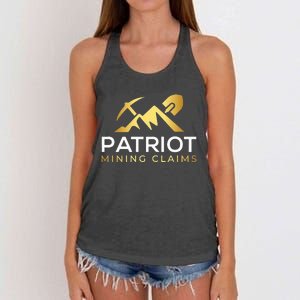 Patriot Mining Claims Women's Knotted Racerback Tank