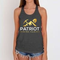 Patriot Mining Claims Women's Knotted Racerback Tank