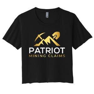 Patriot Mining Claims Women's Crop Top Tee