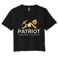 Patriot Mining Claims Women's Crop Top Tee