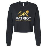 Patriot Mining Claims Cropped Pullover Crew