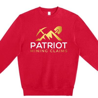 Patriot Mining Claims Premium Crewneck Sweatshirt