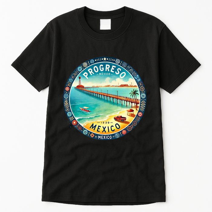 Progresso Mexico Cruise Destination Tall T-Shirt