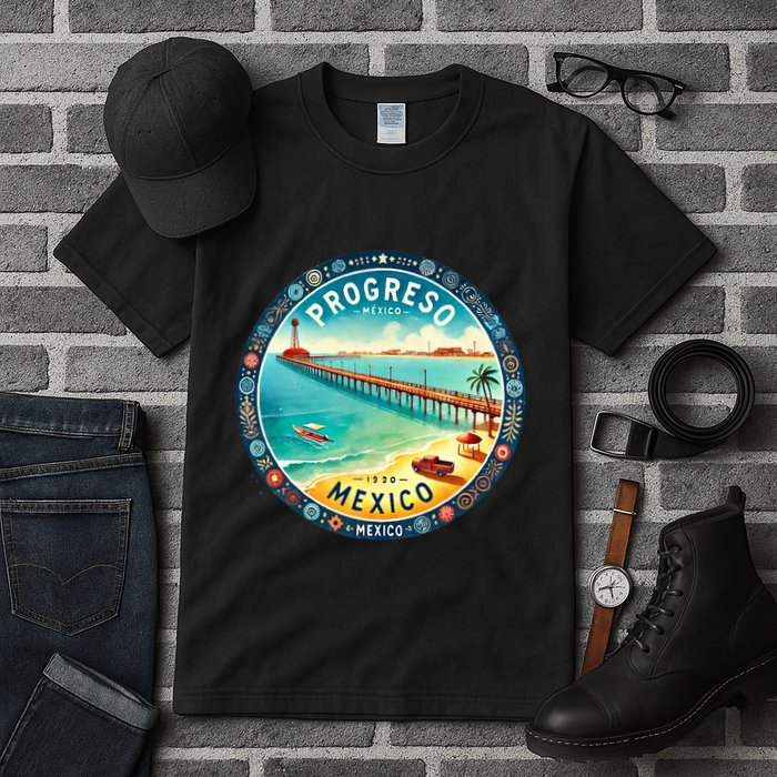 Progresso Mexico Cruise Destination Tall T-Shirt