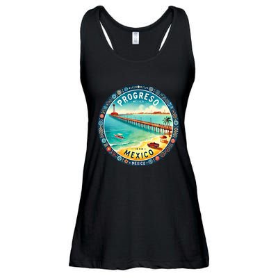 Progresso Mexico Cruise Destination Ladies Essential Flowy Tank