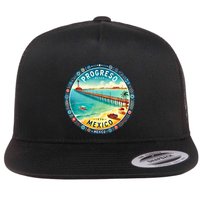 Progresso Mexico Cruise Destination Flatbill Hat