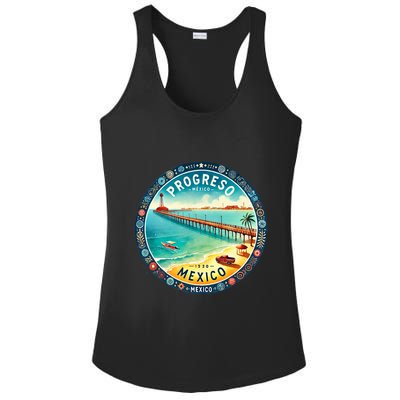 Progresso Mexico Cruise Destination Ladies PosiCharge Competitor Racerback Tank