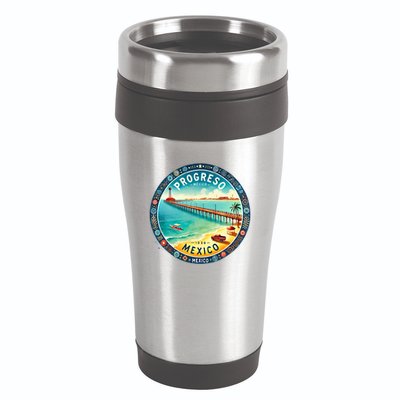 Progresso Mexico Cruise Destination 16oz Travel Tumbler