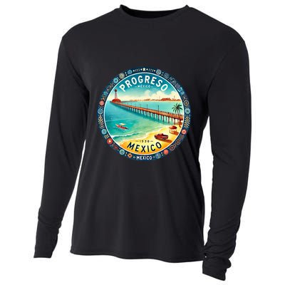Progresso Mexico Cruise Destination Cooling Performance Long Sleeve Crew